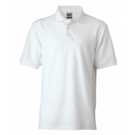 James&Nicholson J&N Men's Workwear galléros póló JN830 white XS