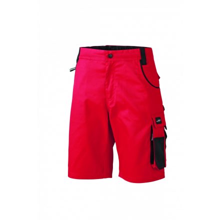 James&Nicholson STRONG bermuda nadrág JN835 red/black 42