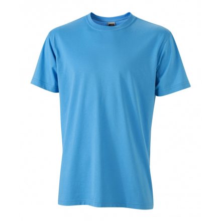 James&Nicholson J&N Men's Workwear-T kereknyakú póló JN838 aqua   vízkék 3XL