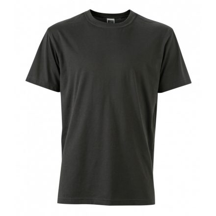 James&Nicholson J&N Men's Workwear-T kereknyakú póló JN838 black XS