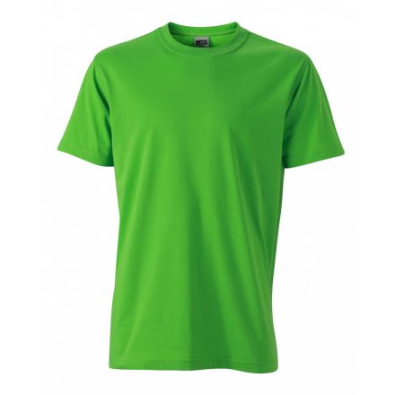 James&Nicholson J&N Men's Workwear-T kereknyakú póló JN838 lime-green XS