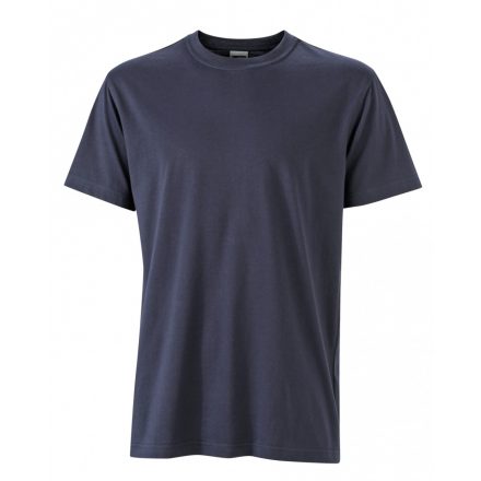 James&Nicholson J&N Men's Workwear-T kereknyakú póló JN838 navy 3XL