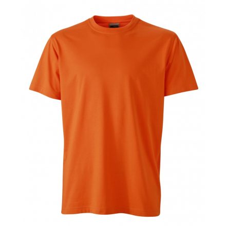 James&Nicholson J&N Men's Workwear-T kereknyakú póló JN838 orange 3XL