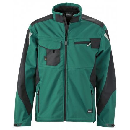 James&Nicholson STRONG softshell dzseki JN844 dark-green/black 3XL