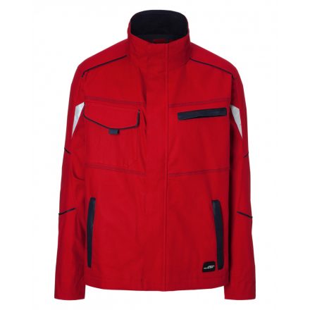 James&Nicholson LEVEL-2 munkakabát JN849 red/navy L