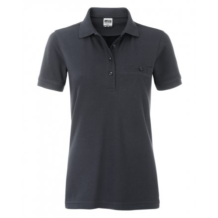 James&Nicholson Workwear Polo Pocket női gall. póló JN867 carbon 3XL