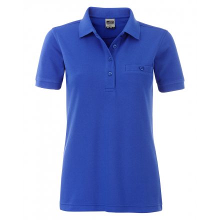 James&Nicholson Workwear Polo Pocket női gall. póló JN867 royal 3XL