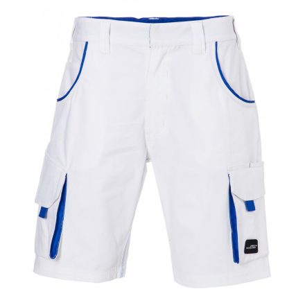 James&Nicholson Level 2 Bermuda munkanadrág JN872 white/royal 42