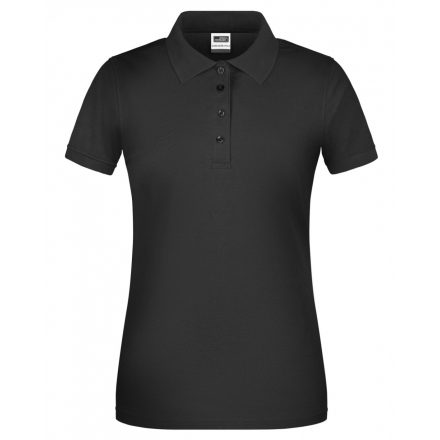 James&Nicholson BIO Workwear női galléros póló JN873 black 3XL