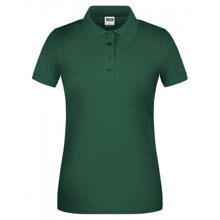 James&Nicholson BIO Workwear női galléros póló JN873 dark-green 3XL