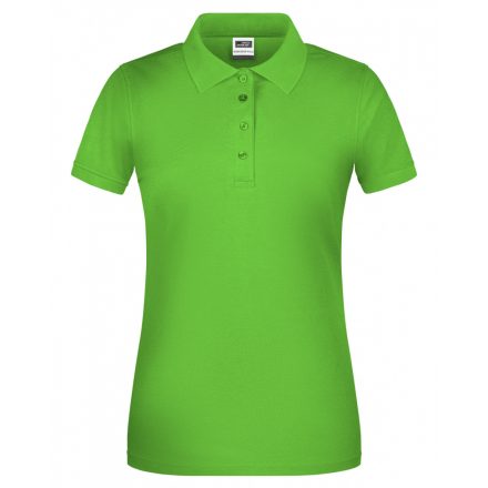 James&Nicholson BIO Workwear női galléros póló JN873 lime-green 3XL