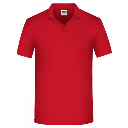 James&Nicholson BIO Workwear galléros póló JN874 red 3XL