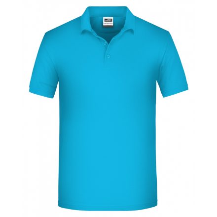 James&Nicholson BIO Workwear galléros póló JN874 turquoise 3XL