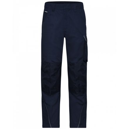 James&Nicholson SOLID Workwear derekas nadrág JN878 navy 102