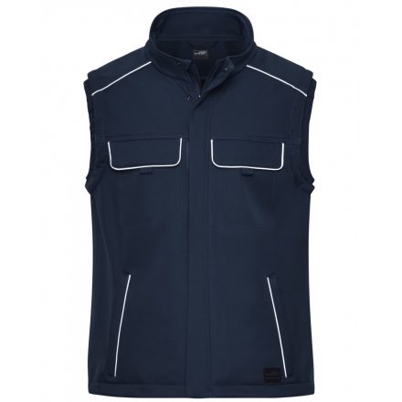 James&Nicholson SOLID softshell mellény JN883 navy L