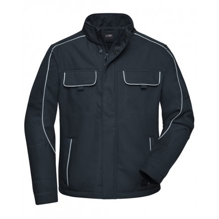 James&Nicholson SOLID softshell munkadzseki JN884 carbon 3XL