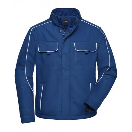 James&Nicholson SOLID softshell munkadzseki JN884 dark royal 3XL