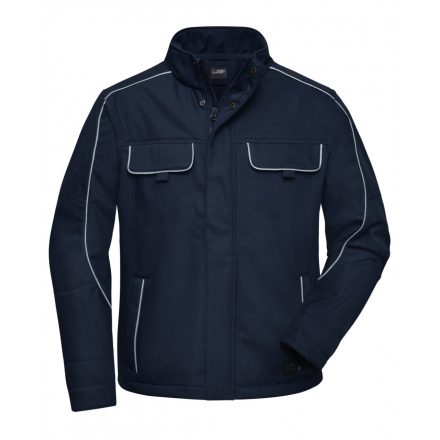 James&Nicholson SOLID softshell munkadzseki JN884 navy 3XL