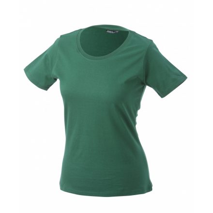 James&Nicholson J&N Ladies' Basic-T női póló JN901 dark-green 3XL