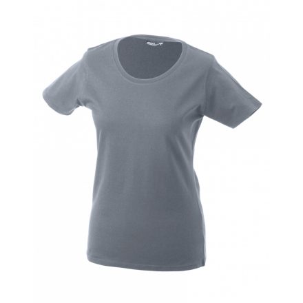 James&Nicholson J&N Ladies' Basic-T női póló JN901 grey-heather 3XL