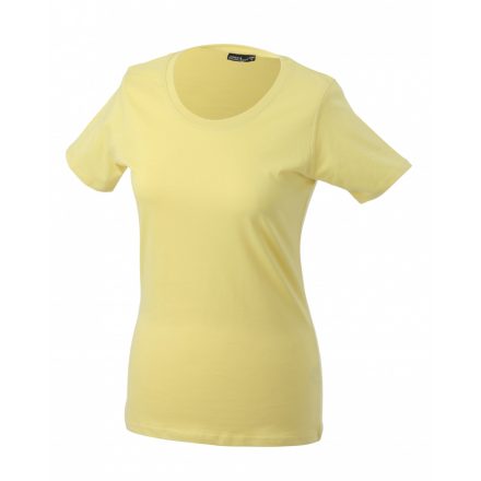 James&Nicholson J&N Ladies' Basic-T női póló JN901 light-yellow 3XL