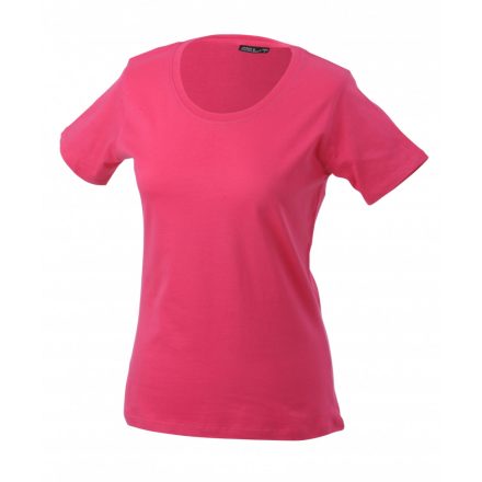 James&Nicholson J&N Ladies' Basic-T női póló JN901 pink 3XL