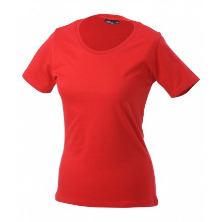 James&Nicholson J&N Ladies' Basic-T női póló JN901 red 3XL