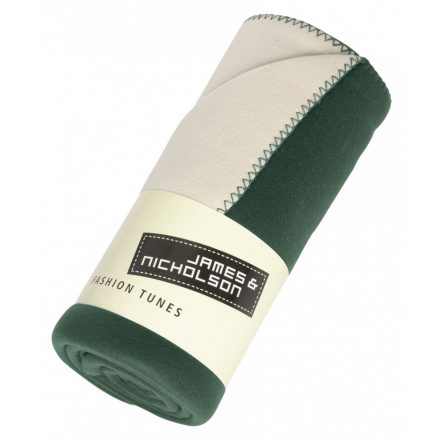 James&Nicholson Bonded polár takaró JN952 dark-green/cream