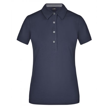 James&Nicholson Plain női piké póló JN969 navy/navy-white L