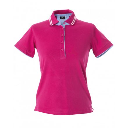 James Ross JRC Rodi Lady női galléros póló JR-98966 fuchsia  S-XL