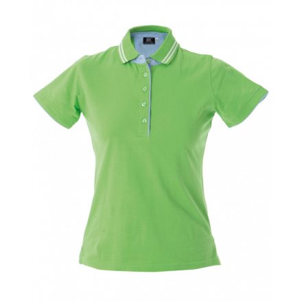 James Ross JRC Rodi Lady női galléros póló JR-98966 light green  S-XL