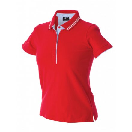 James Ross JRC Rodi Lady női galléros póló JR-98966 red S-XL