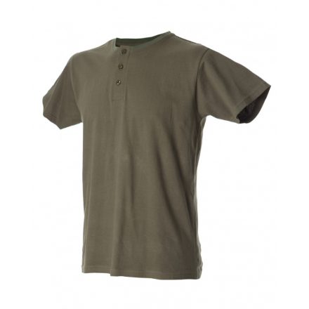 James Ross JRC Malaga gombolópántos póló JR-99106 army green   katonazöld S-XXL