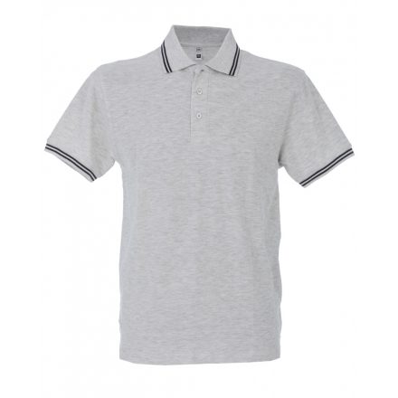 James Ross Paris Man galléros póló JR-99290 light-melange/navy 3XL