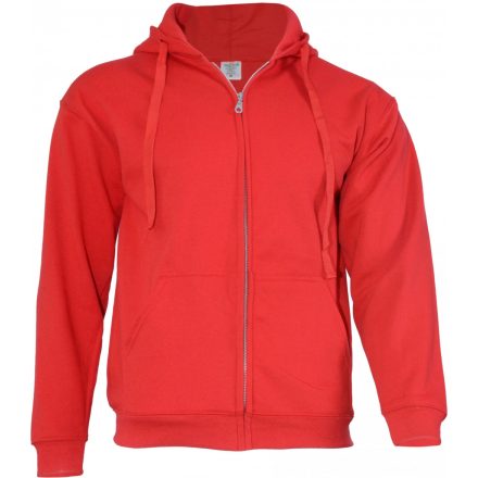 Keya Keya SWZ280 Hooded Zip kapucnis pulóver KE-SWZ280 red M