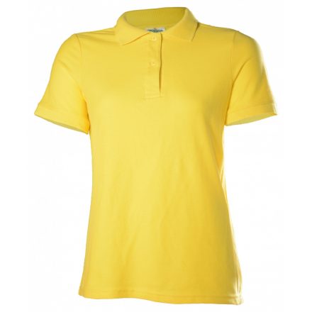 Keya Keya WPS180 női galléros póló KE-WPSN180 bright yellow XXL