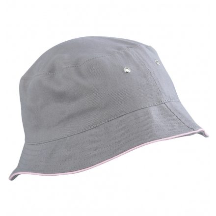 Myrtle Beach Halászsapka MB012 grey/light-rose S/M