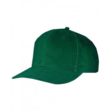 Myrtle Beach 6 paneles laminált baseballsapka MB016 dark-green one size