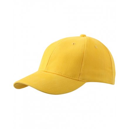 Myrtle Beach 6 paneles laminált baseballsapka MB016 gold-yellow one size