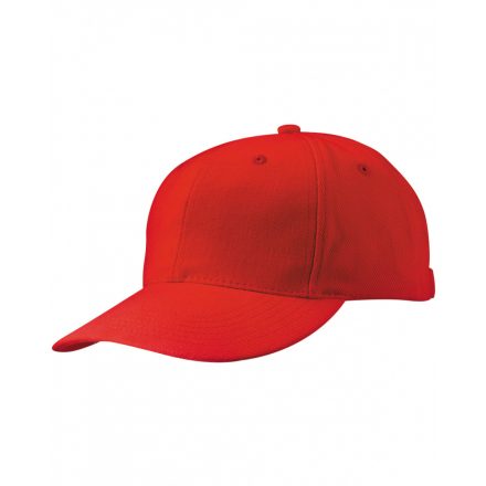 Myrtle Beach 6 paneles laminált baseballsapka MB016 red one size