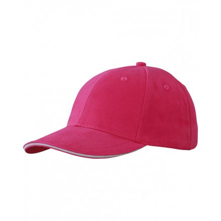 Myrtle Beach 6 paneles szendvics baseballsapka MB024 pink/white one size