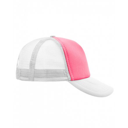 Myrtle Beach 5 Panel Mesh Cap trucker baseballsapka MB070 neon-pink/white