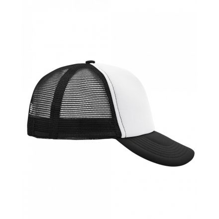 Myrtle Beach 5 Panel Mesh Cap trucker baseballsapka MB070 white/black