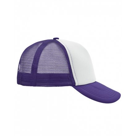 Myrtle Beach 5 Panel Mesh Cap trucker baseballsapka MB070 white/lilac