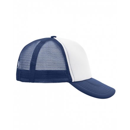 Myrtle Beach 5 Panel Mesh Cap trucker baseballsapka MB070 white/navy