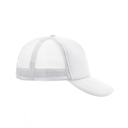 Myrtle Beach 5 Panel Mesh Cap trucker baseballsapka MB070 white