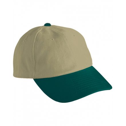 Myrtle Beach 6 Panel Raver baseballsapka MB6111 beige/dark-green one size