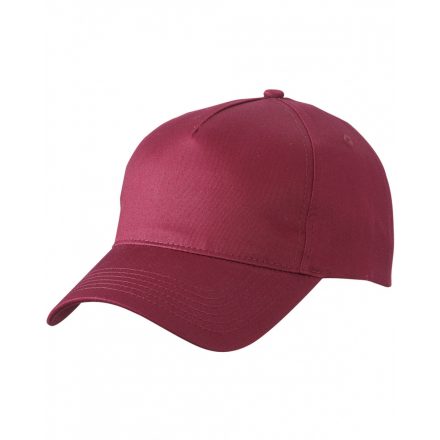 Myrtle Beach 5 paneles baseballsapka MB6117 burgundy one size