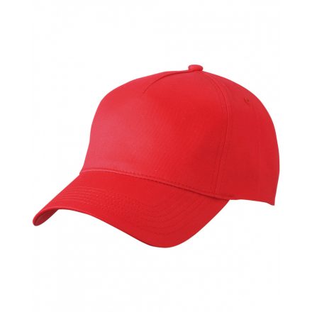 Myrtle Beach 5 paneles baseballsapka MB6117 red one size