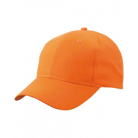 Myrtle Beach Brushed 6 paneles baseballsapka MB6118 orange one size